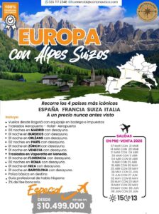 EUROPA CON ALPES SUIZOS